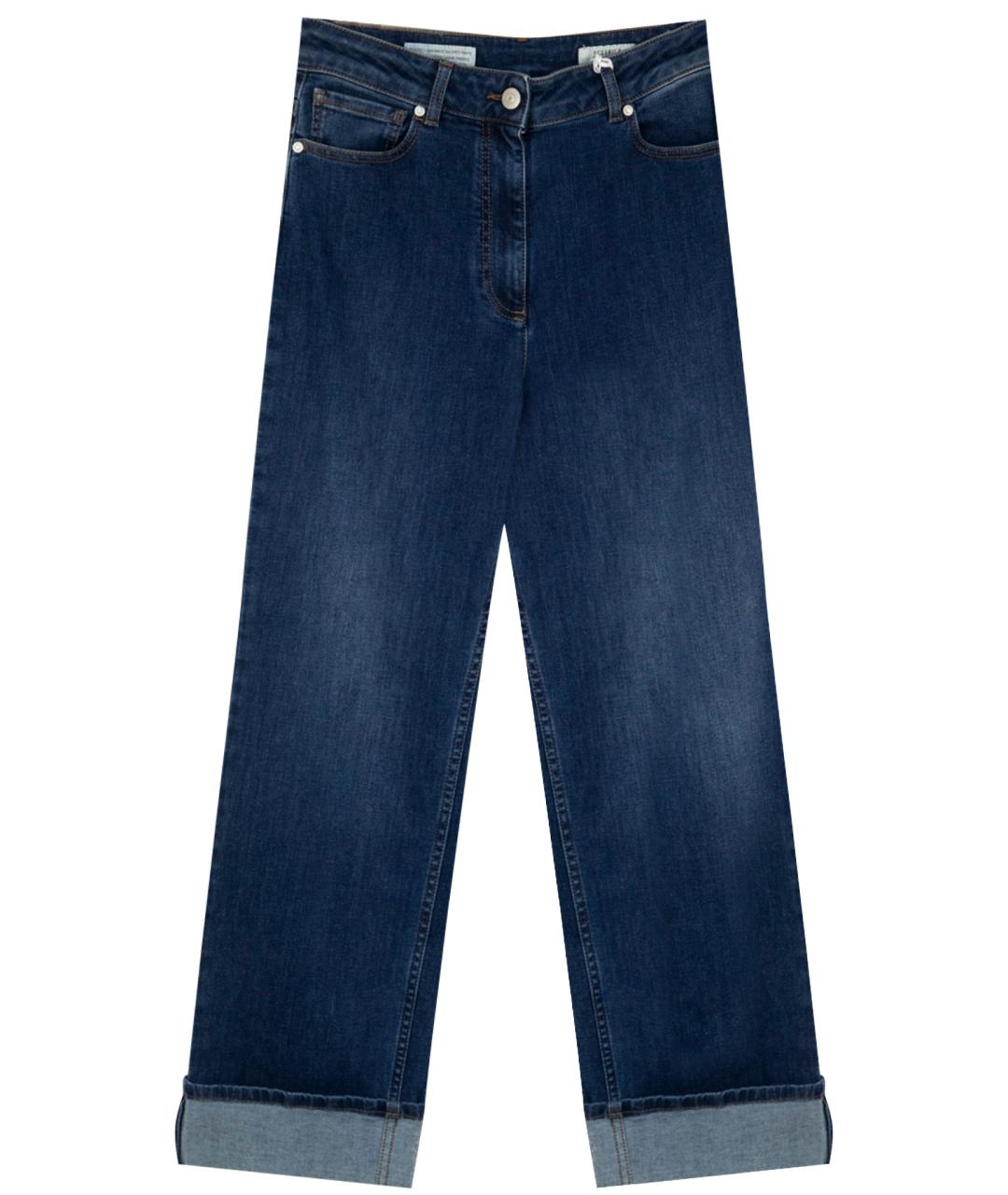 PESERICO Темно-синие прямые джинсы, фото 1