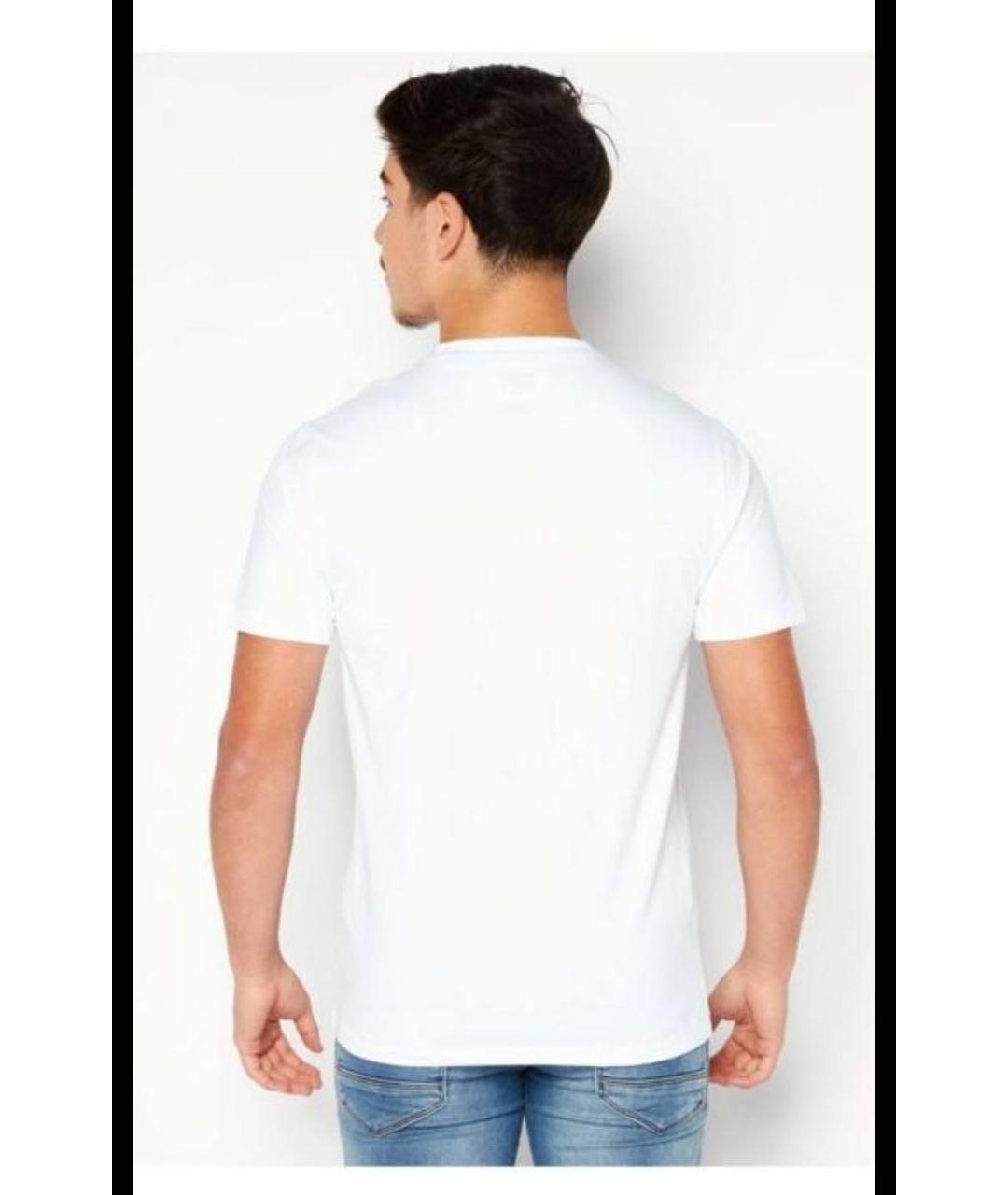 DKNY Белая хлопковая футболка, фото 2