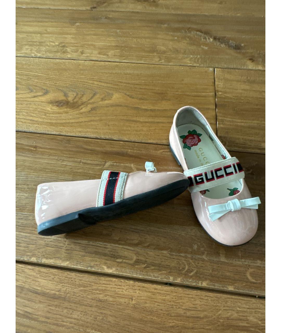 GUCCI Розовые балетки и туфли, фото 7