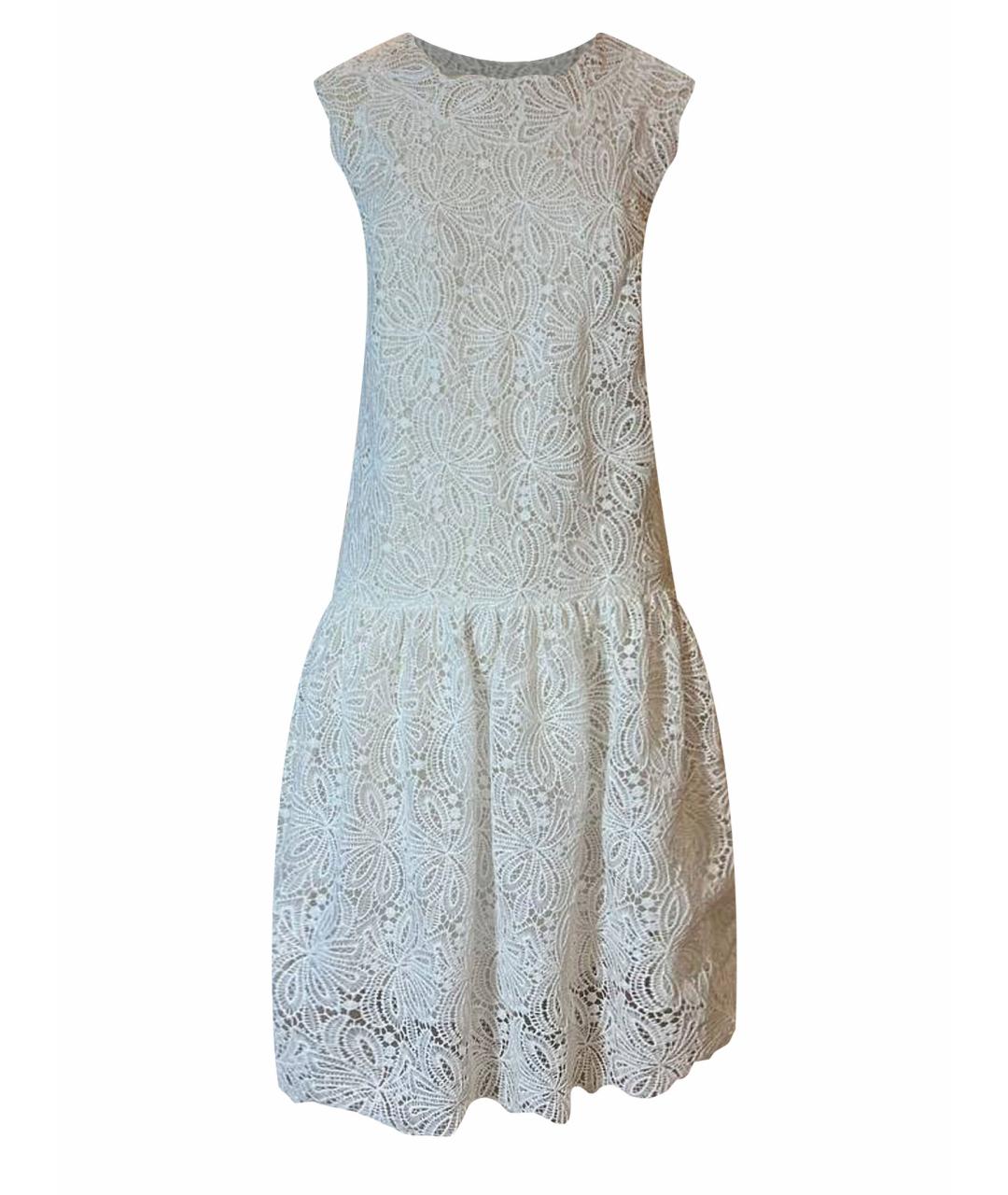 ERMANNO SCERVINO Белое полиэстеровое повседневное платье, фото 1