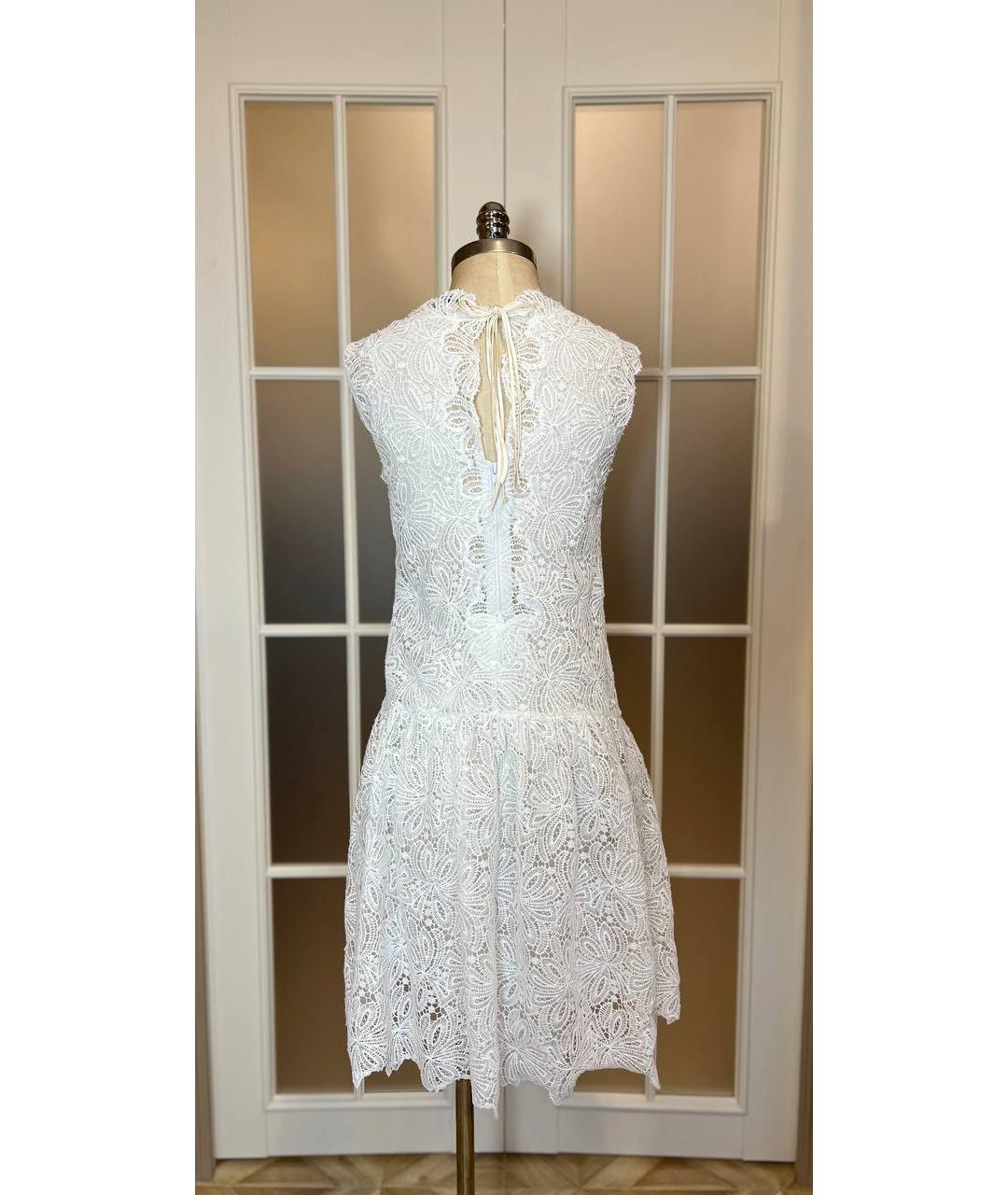 ERMANNO SCERVINO Белое полиэстеровое повседневное платье, фото 2