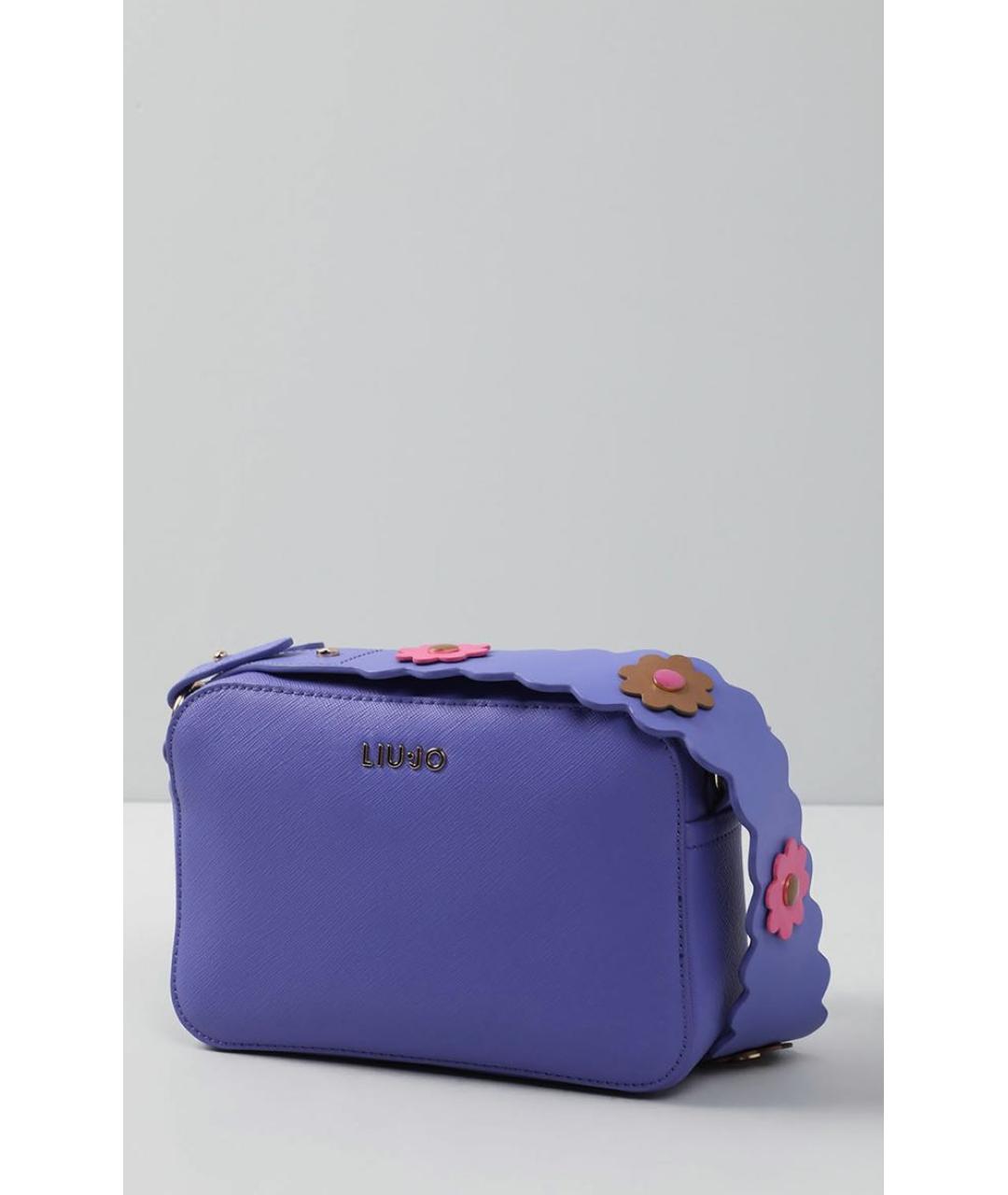 LIU JO Фиолетовая сумка через плечо из искусственной кожи, фото 2