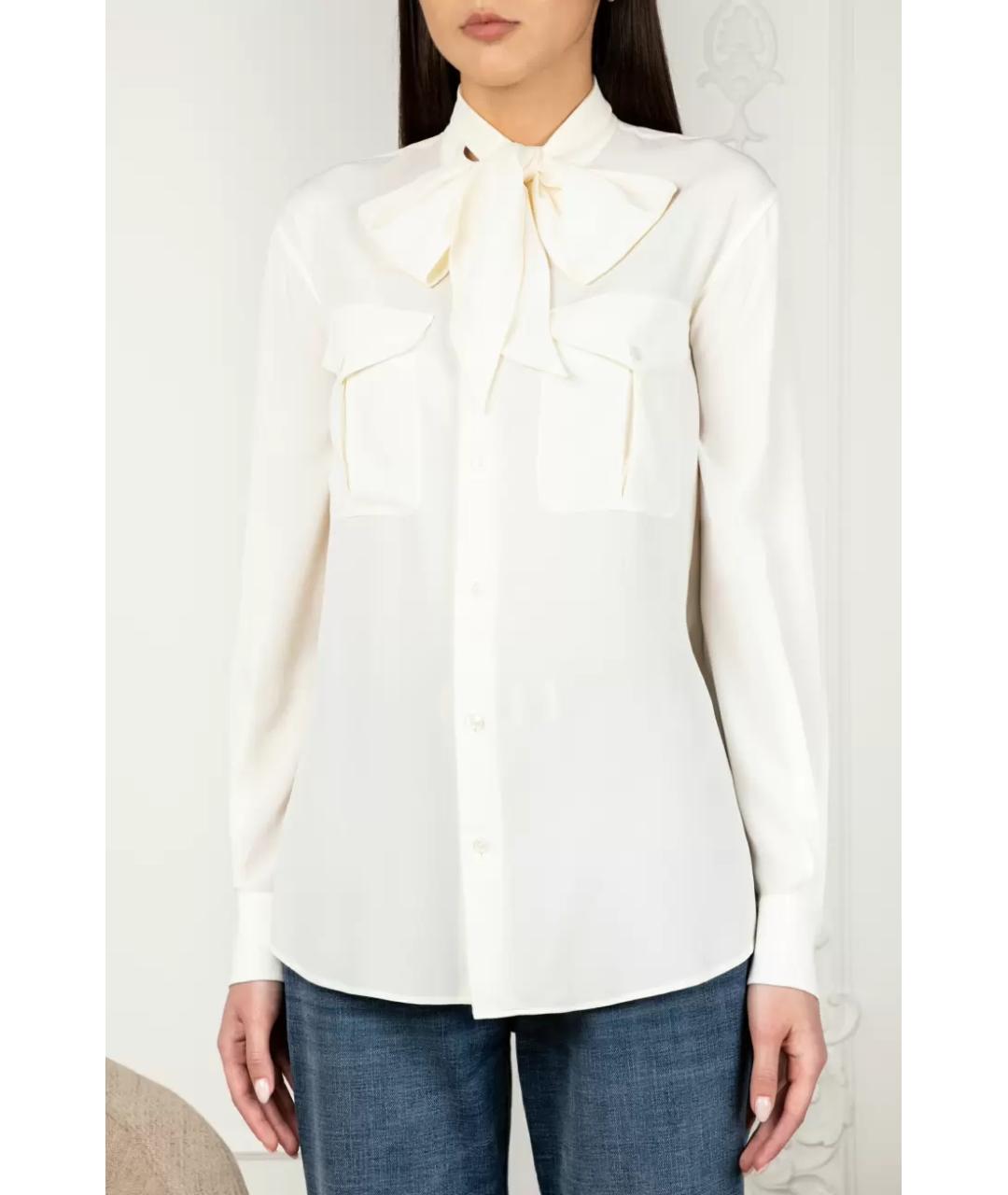 CELINE Белая блузы, фото 2