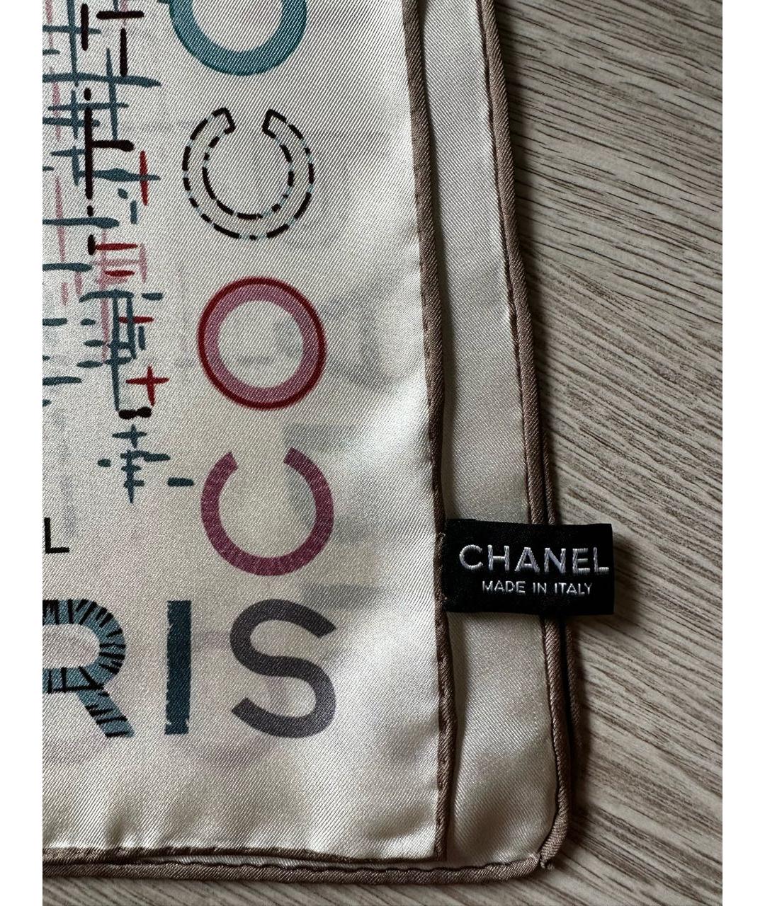 CHANEL Шелковый платок, фото 3