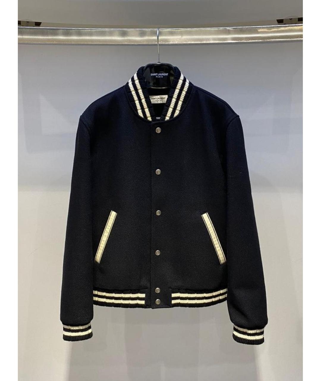 SAINT LAURENT Черная куртка, фото 2