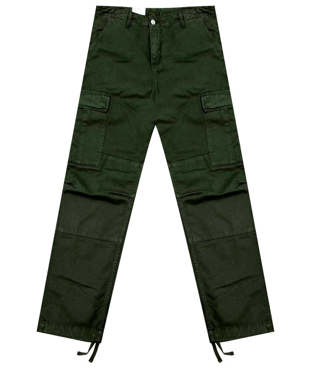 CARHARTT WIP Зеленые повседневные брюки, фото 1