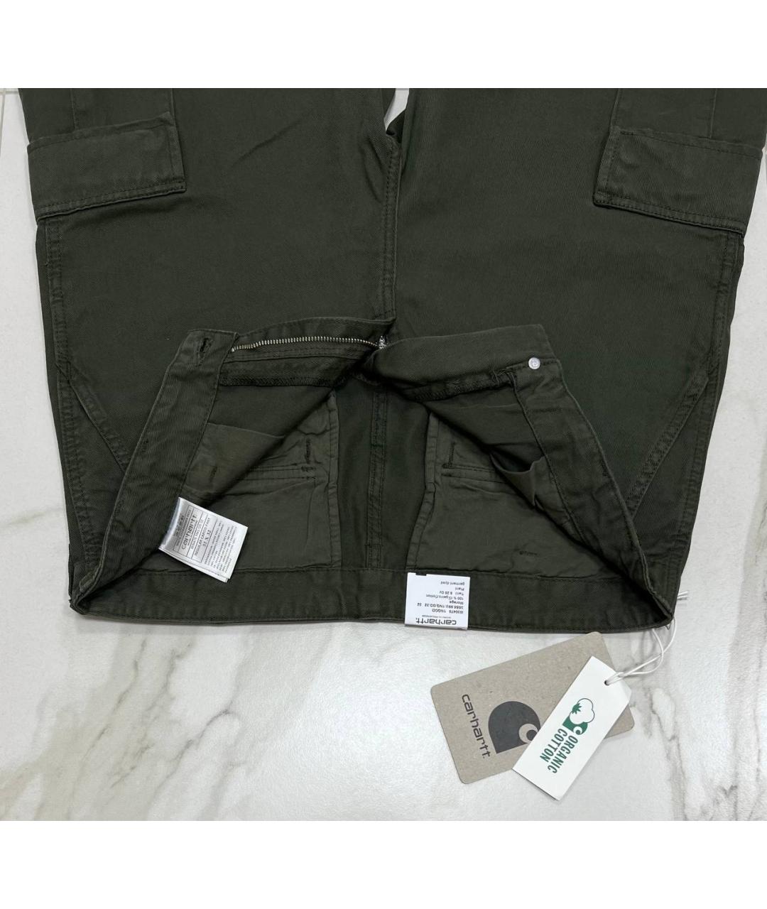CARHARTT WIP Зеленые повседневные брюки, фото 2