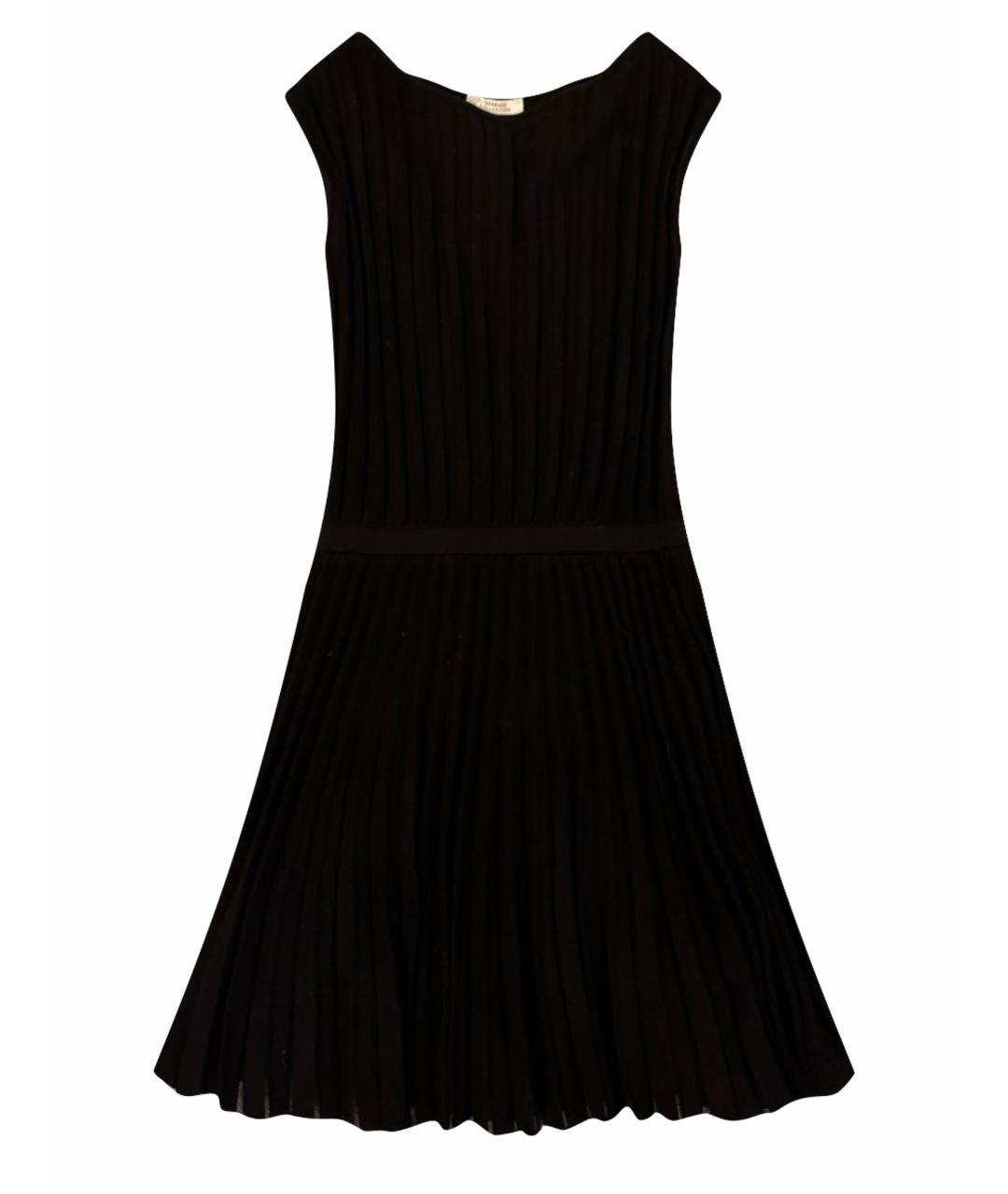 VERSACE COLLECTION Черное вискозное коктейльное платье, фото 1