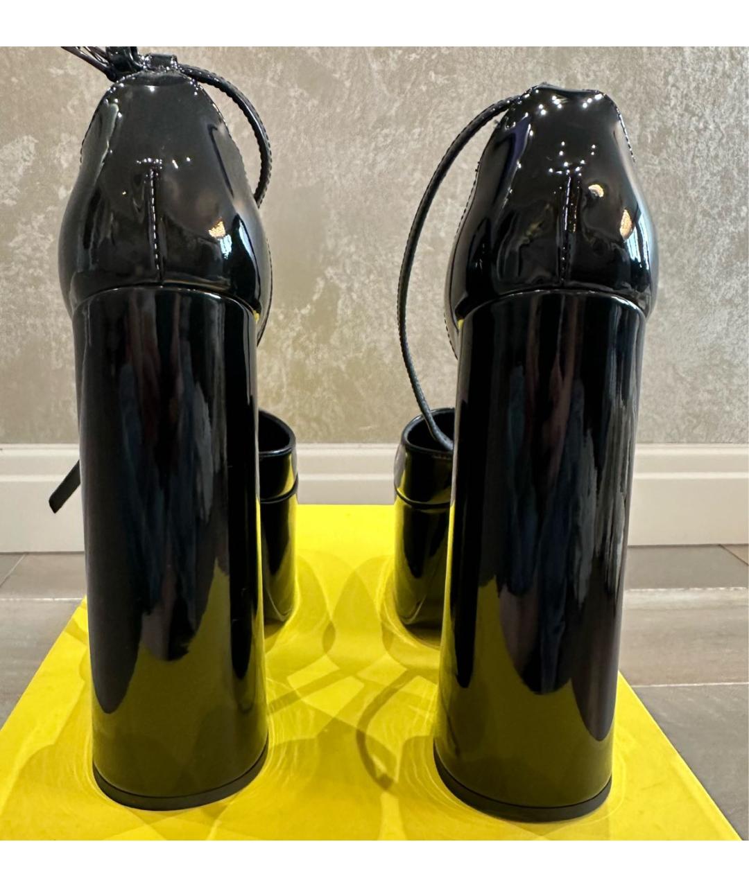 LE SILLA Черные туфли из лакированной кожи, фото 4