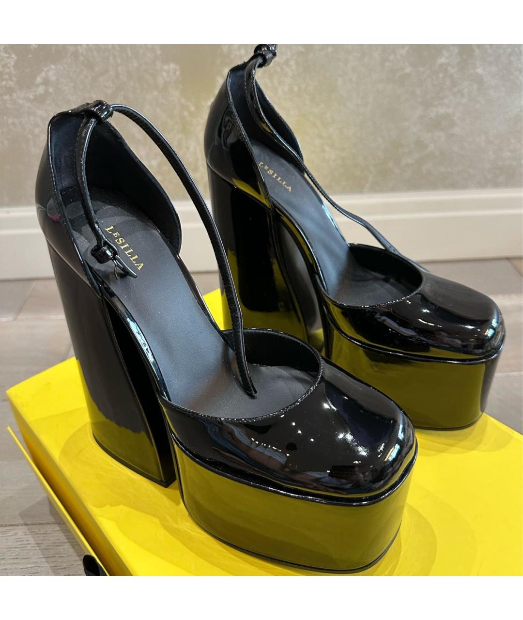 LE SILLA Черные туфли из лакированной кожи, фото 2