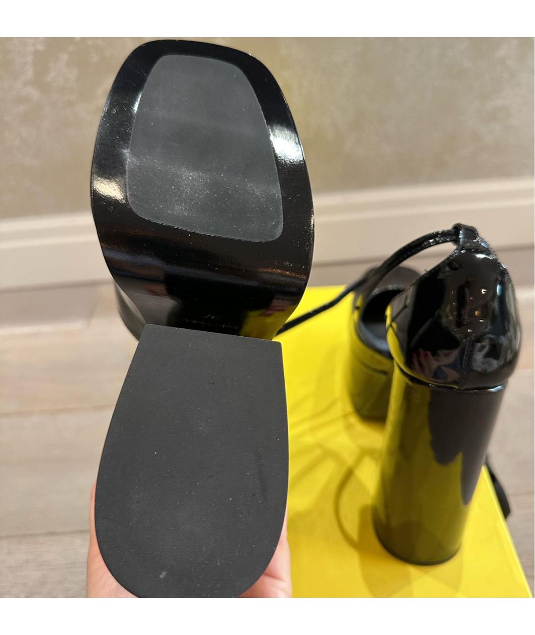 LE SILLA Черные туфли из лакированной кожи, фото 5