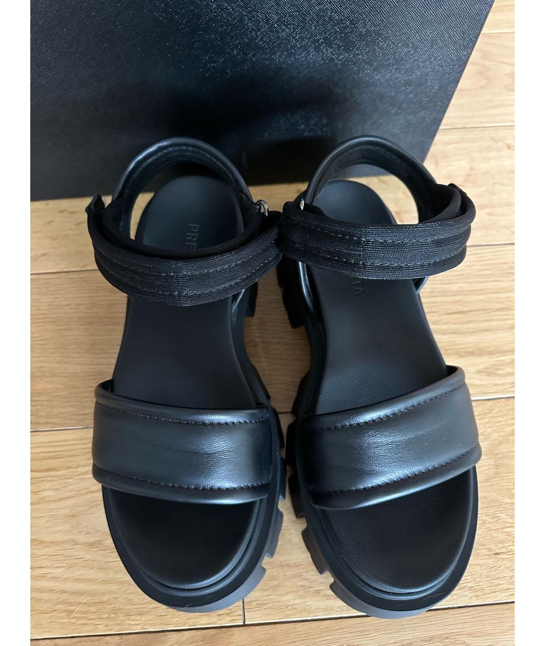 PREMIATA Черные кожаные сандалии, фото 7