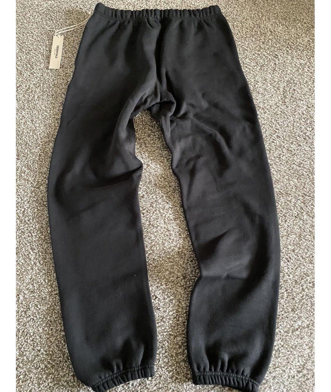 FEAR OF GOD ESSENTIALS Черные хлопковые спортивные брюки и шорты, фото 3