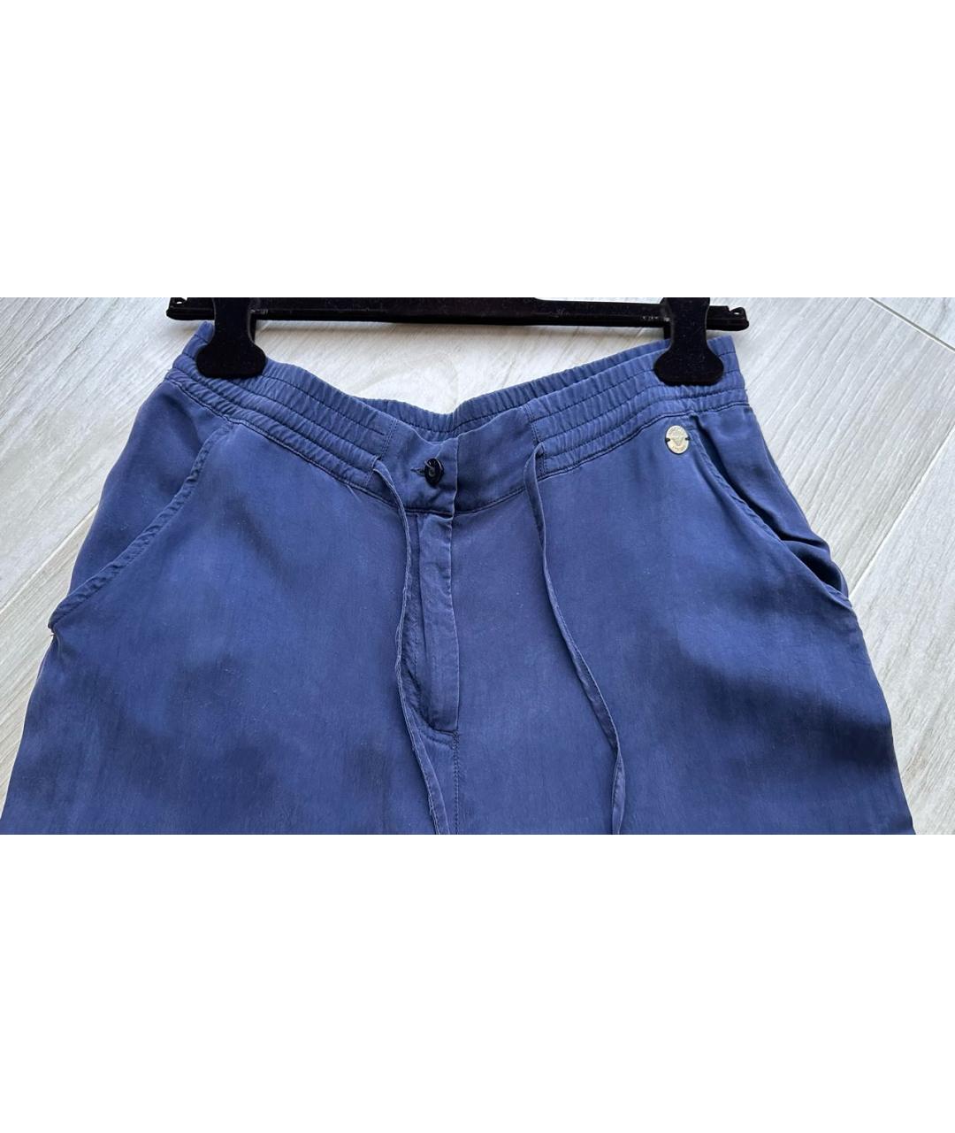 EMPORIO ARMANI Темно-синие брюки широкие, фото 3