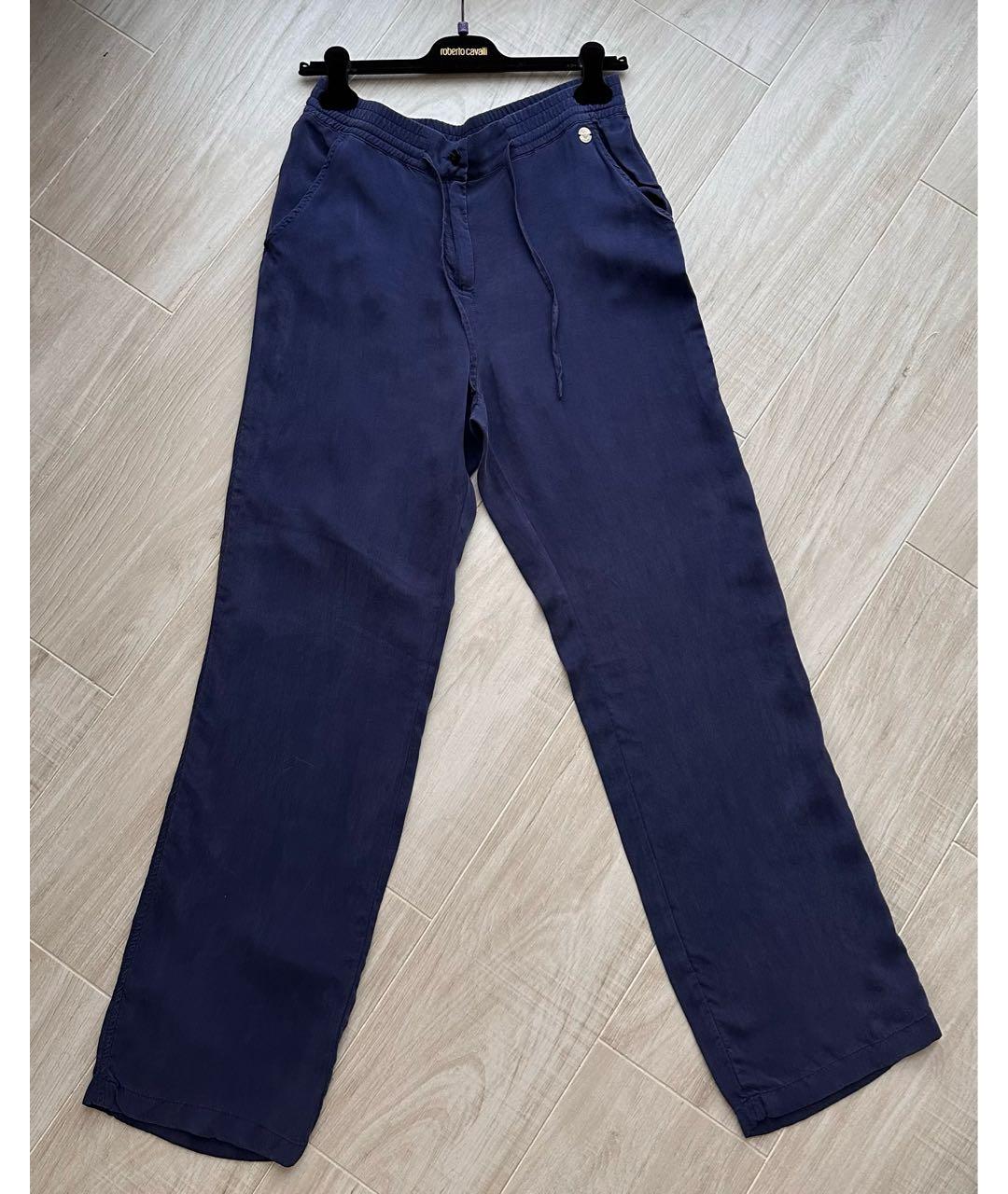EMPORIO ARMANI Темно-синие брюки широкие, фото 6