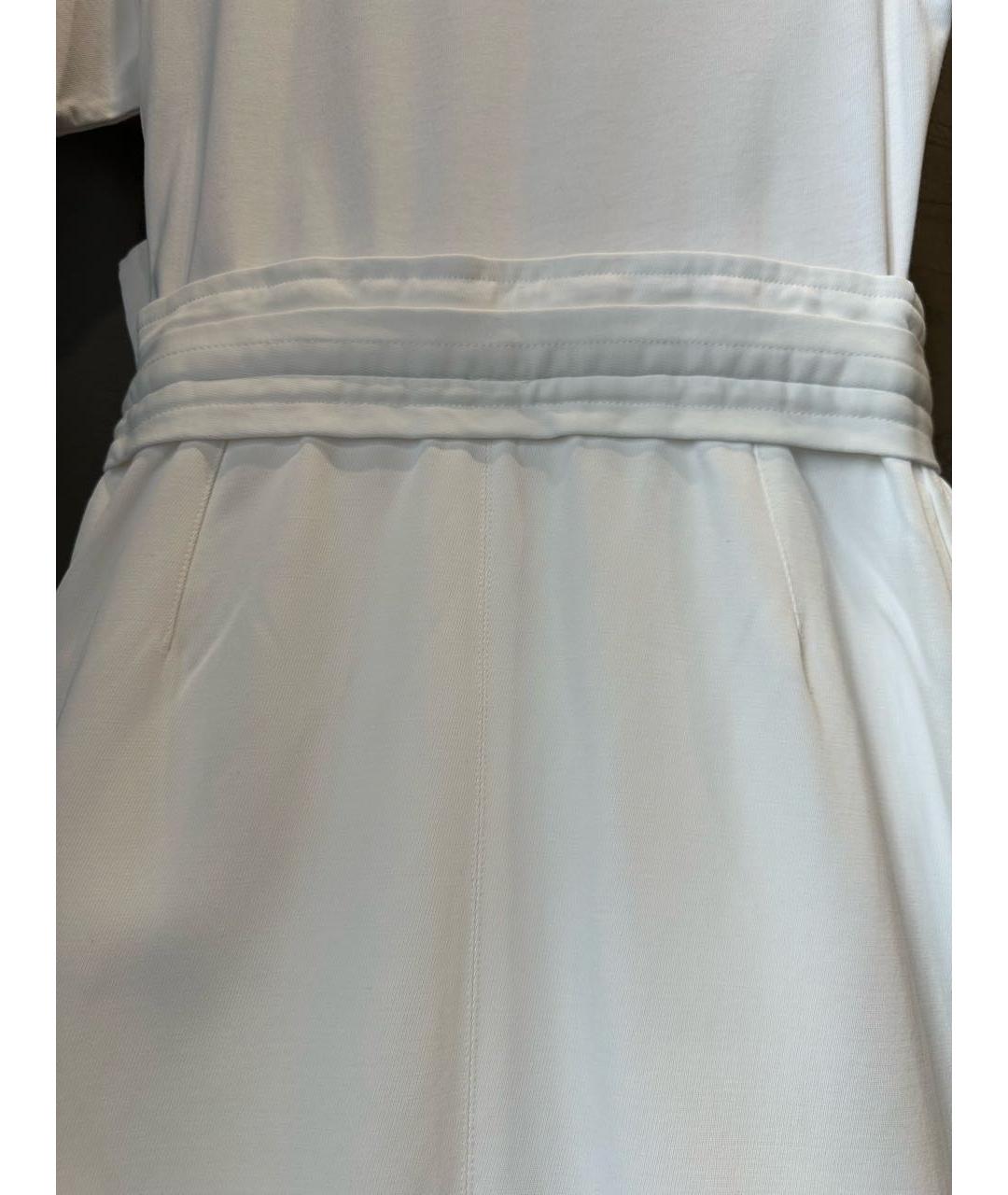3.1 PHILLIP LIM Белое хлопковое повседневное платье, фото 5