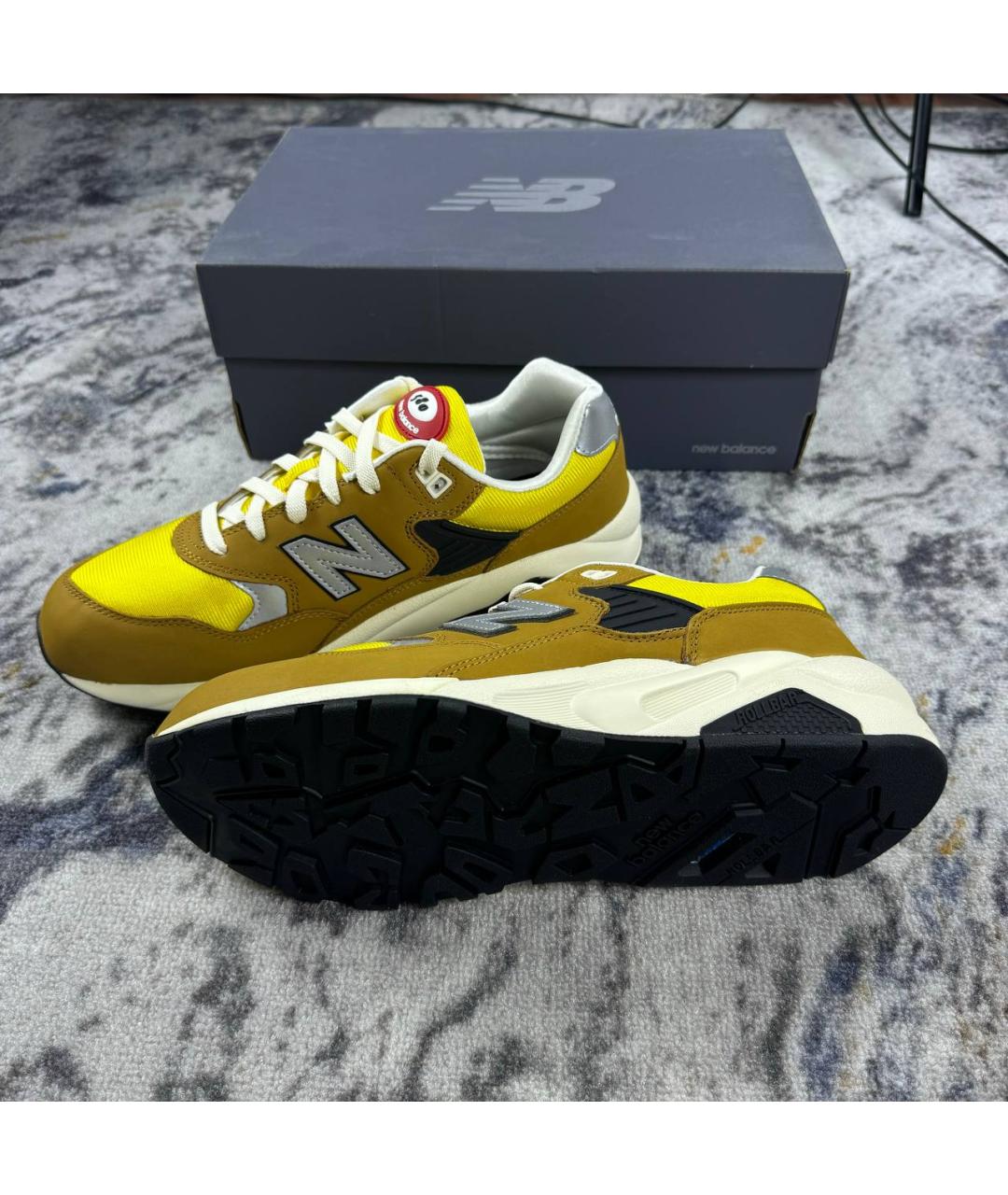 NEW BALANCE Желтые низкие кроссовки / кеды, фото 6