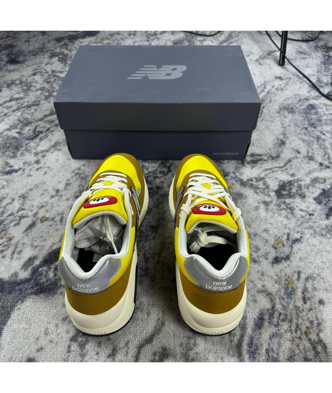 NEW BALANCE Желтые низкие кроссовки / кеды, фото 5