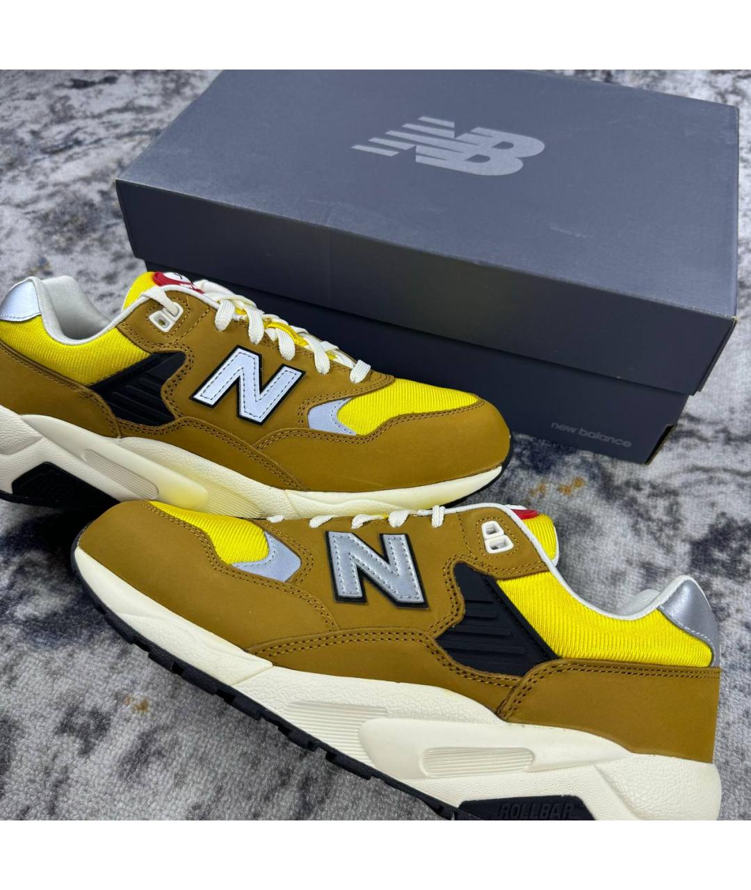NEW BALANCE Желтые низкие кроссовки / кеды, фото 3