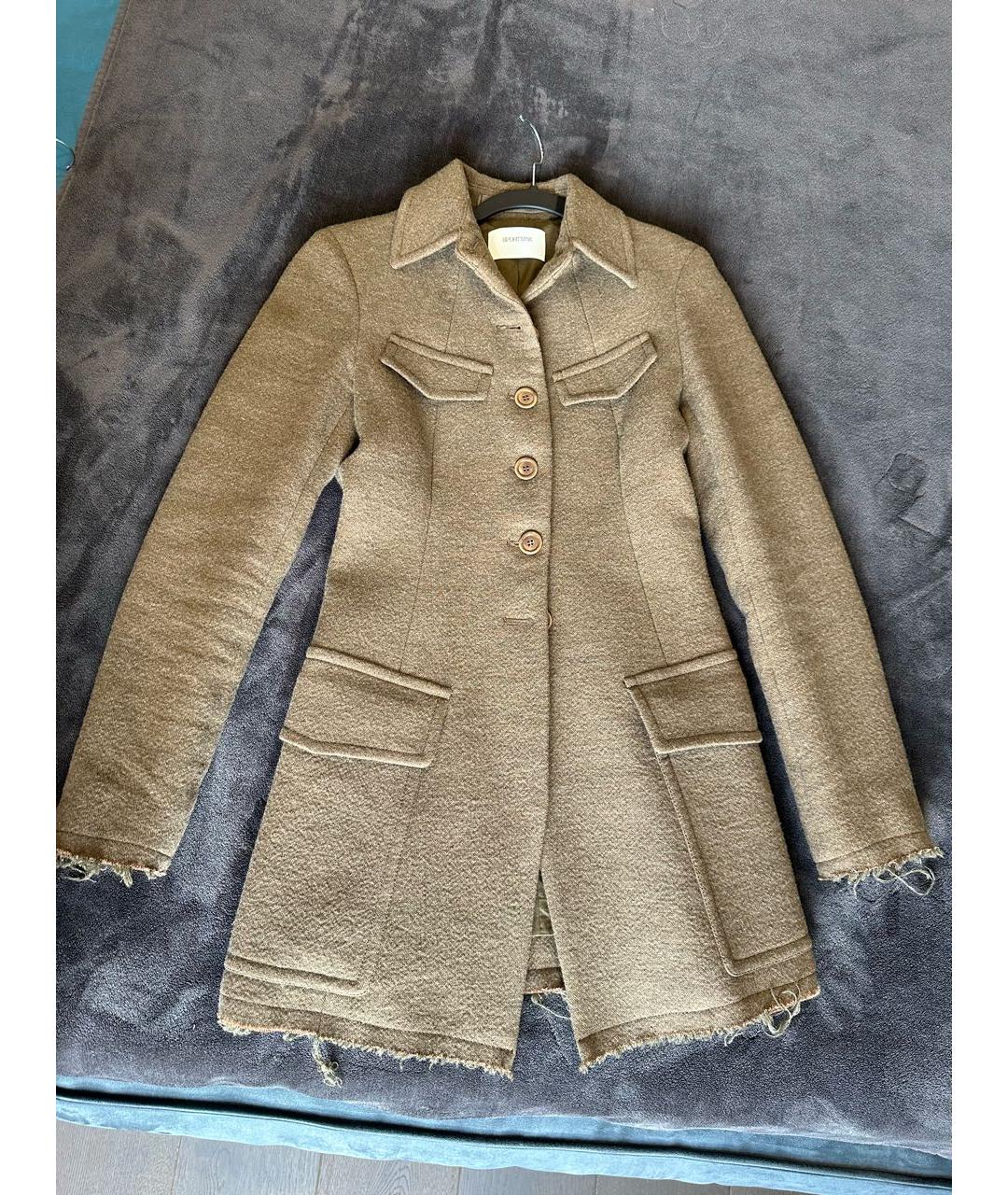 SPORTMAX Коричневый шерстяной жакет/пиджак, фото 2
