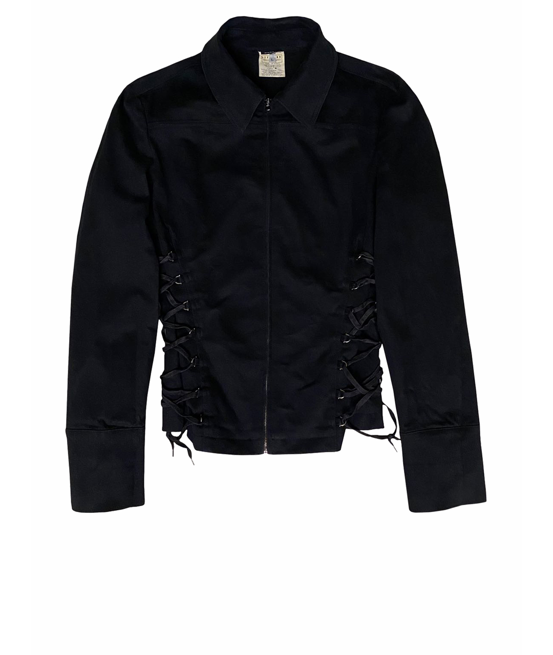 GIANFRANCO FERRE VINTAGE Черная хлопковая куртка, фото 1