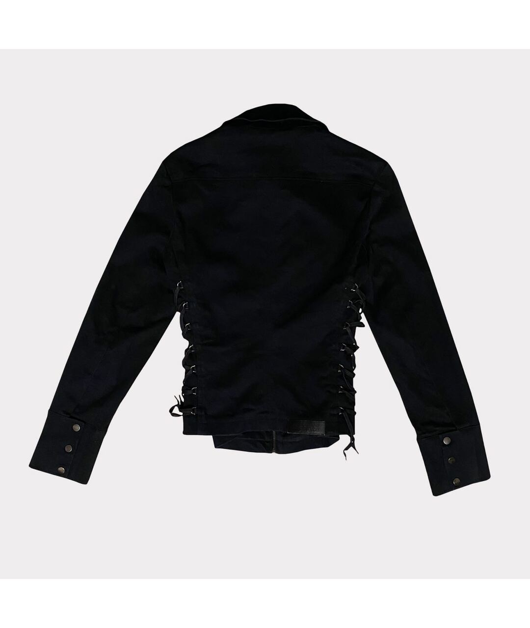 GIANFRANCO FERRE VINTAGE Черная хлопковая куртка, фото 2