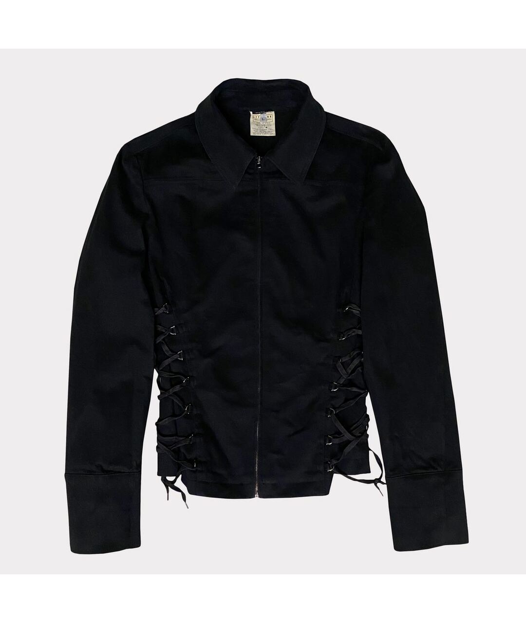GIANFRANCO FERRE VINTAGE Черная хлопковая куртка, фото 9
