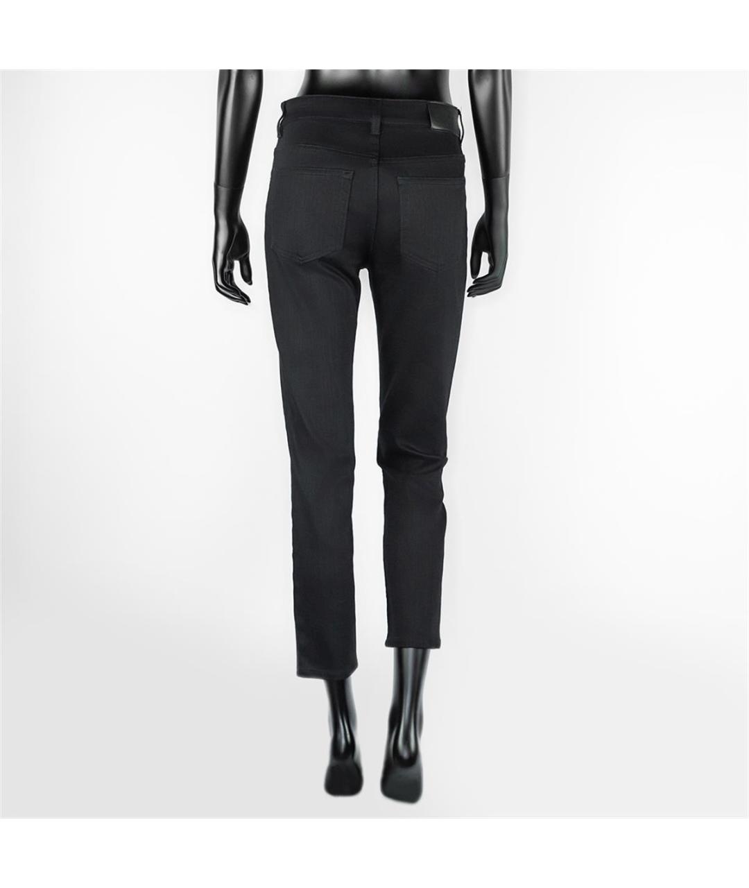 PRADA Черные хлопковые прямые джинсы, фото 3