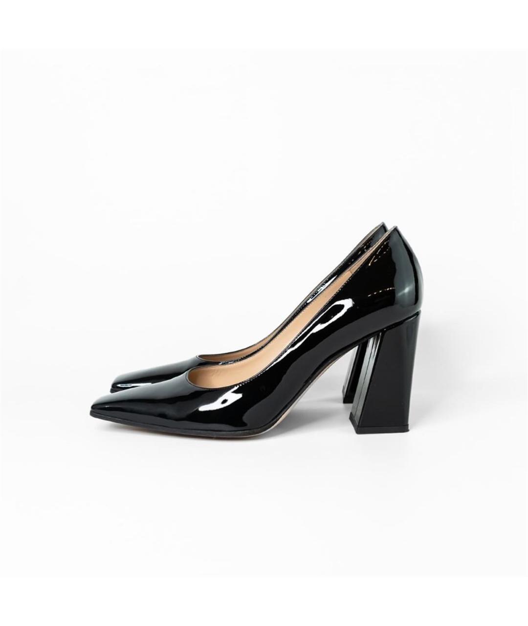 GIANVITO ROSSI Черные туфли из лакированной кожи, фото 5