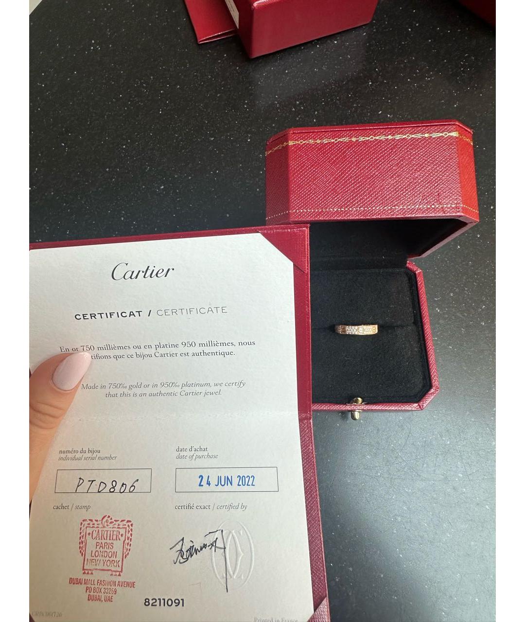 CARTIER Розовое кольцо из розового золота, фото 3