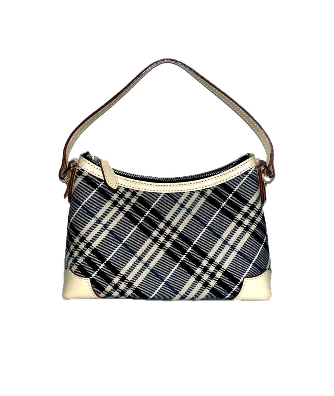 BURBERRY Бежевая кожаная сумка с короткими ручками, фото 3