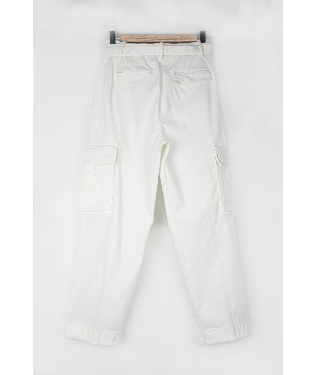 BERWICH Белые прямые брюки, фото 2