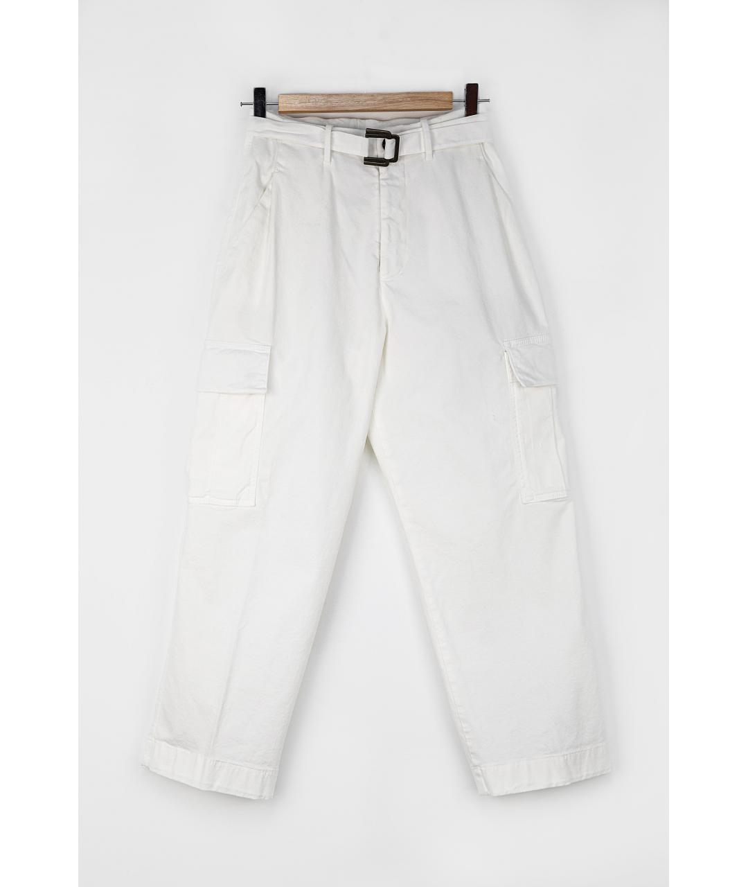 BERWICH Белые прямые брюки, фото 5