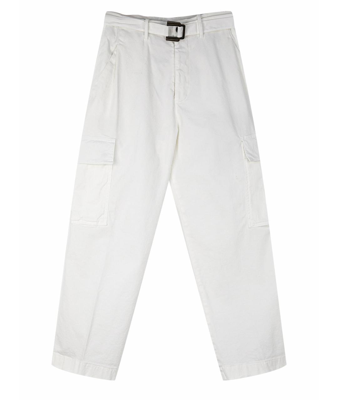 BERWICH Белые прямые брюки, фото 1