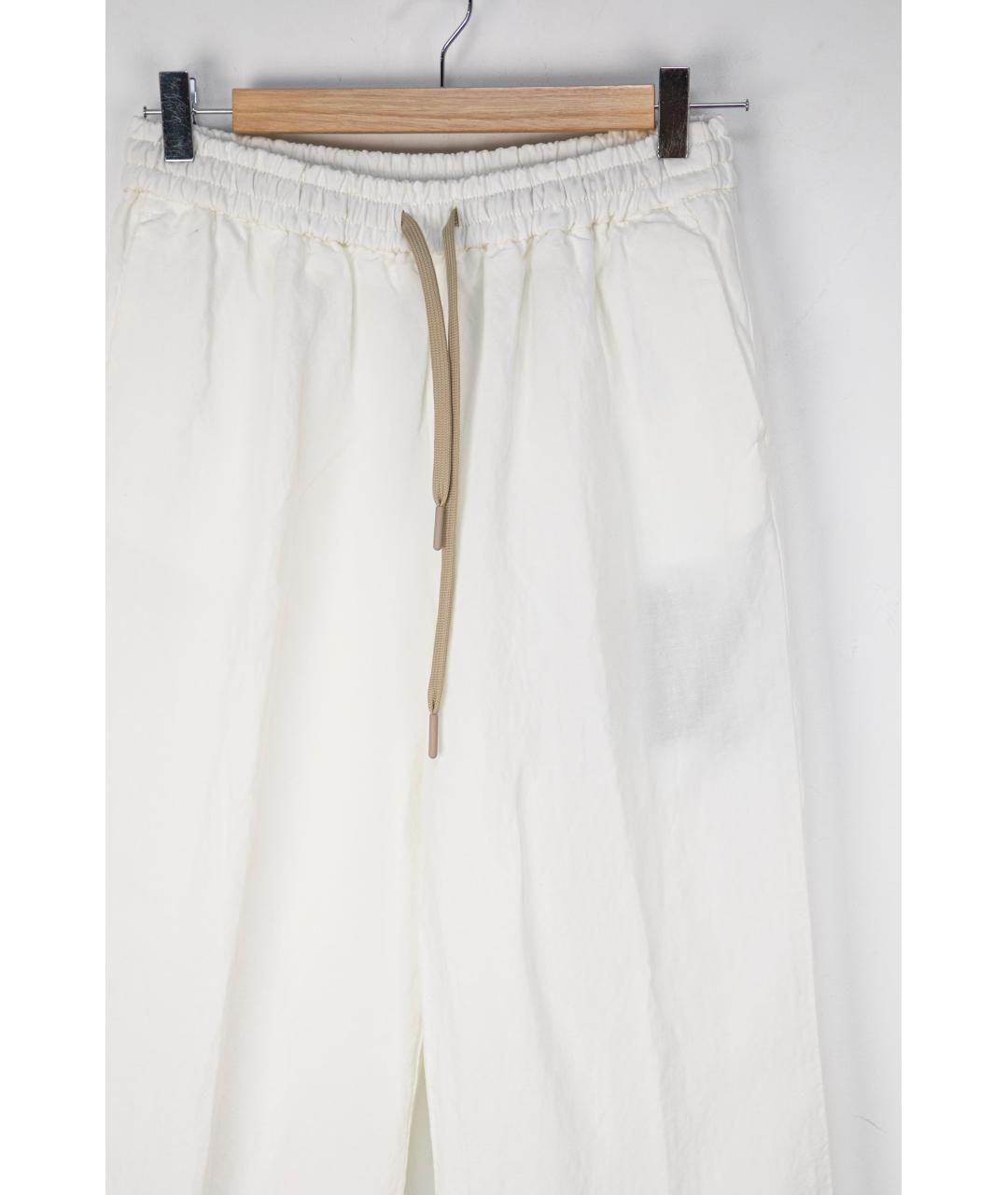 BERWICH Белые прямые брюки, фото 3