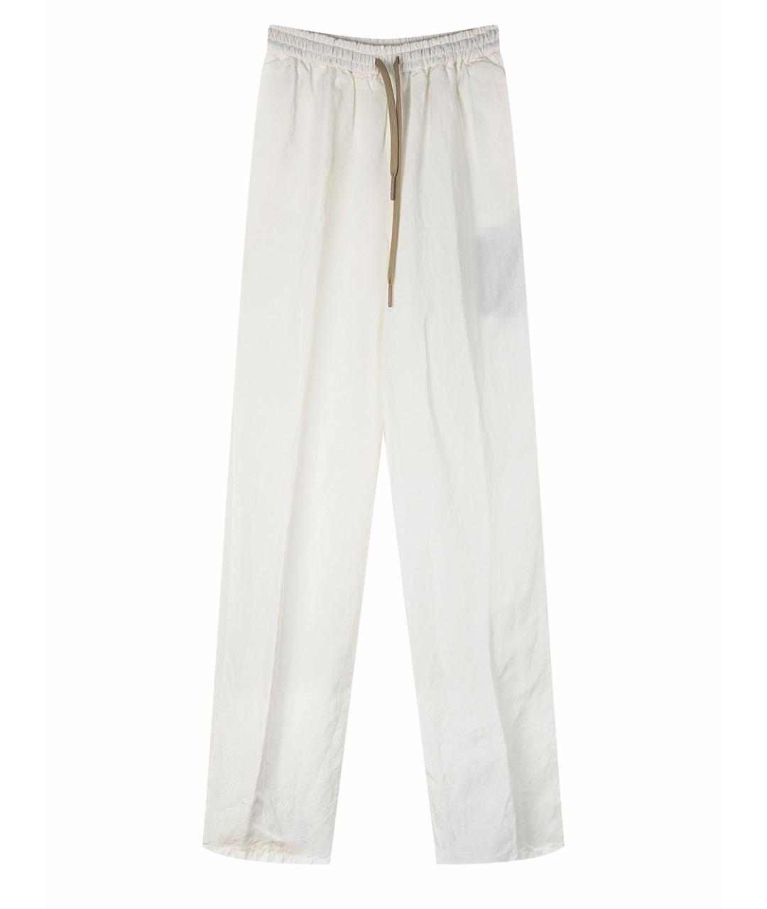 BERWICH Белые прямые брюки, фото 1