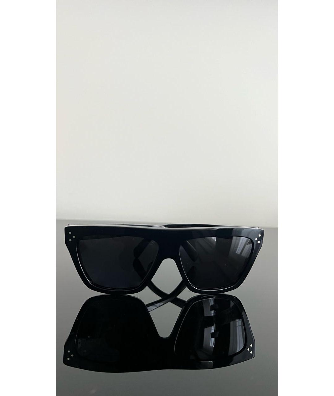 CELINE Черные пластиковые солнцезащитные очки, фото 8