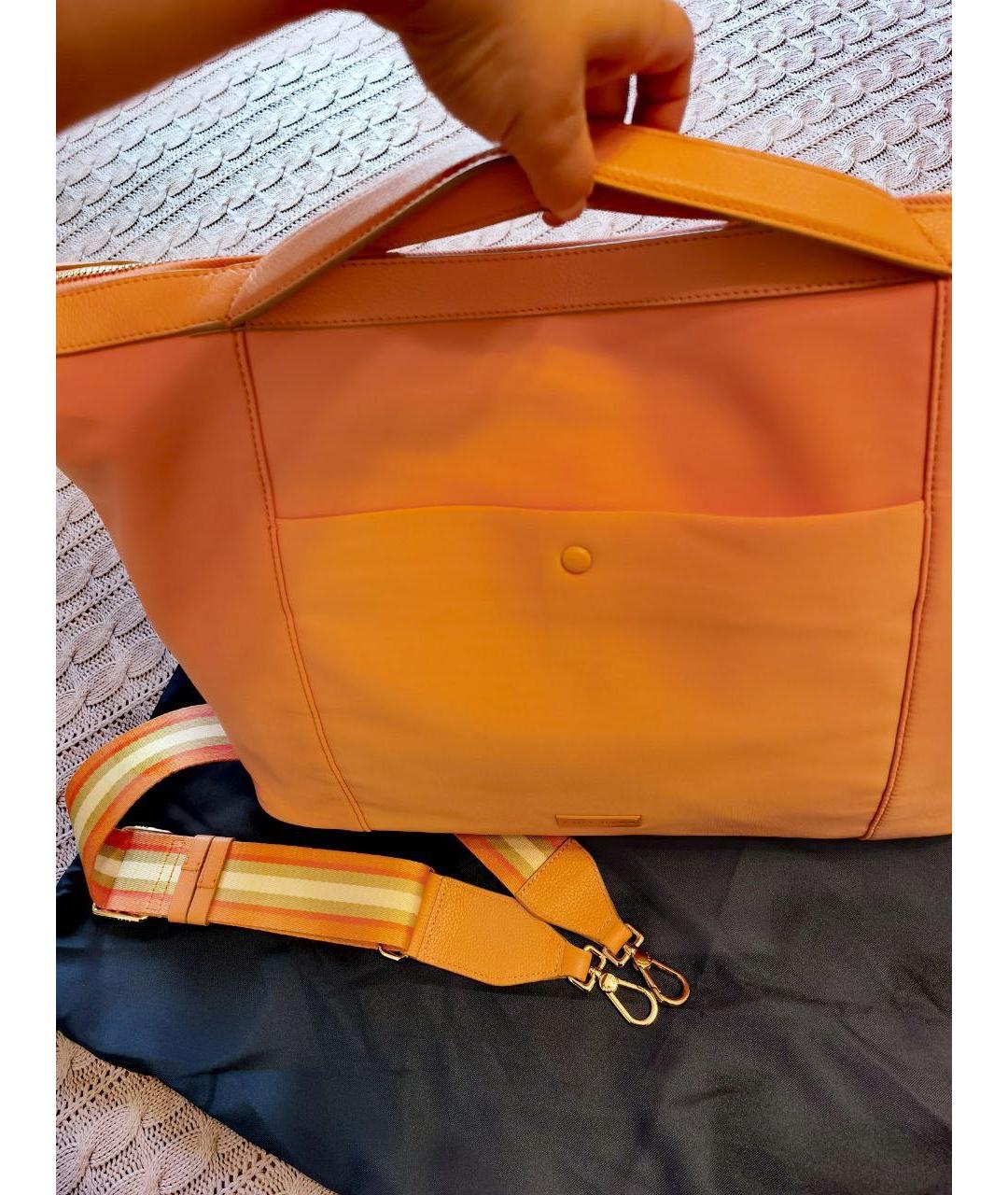 COLE HAAN Оранжевая дорожная/спортивная сумка, фото 2