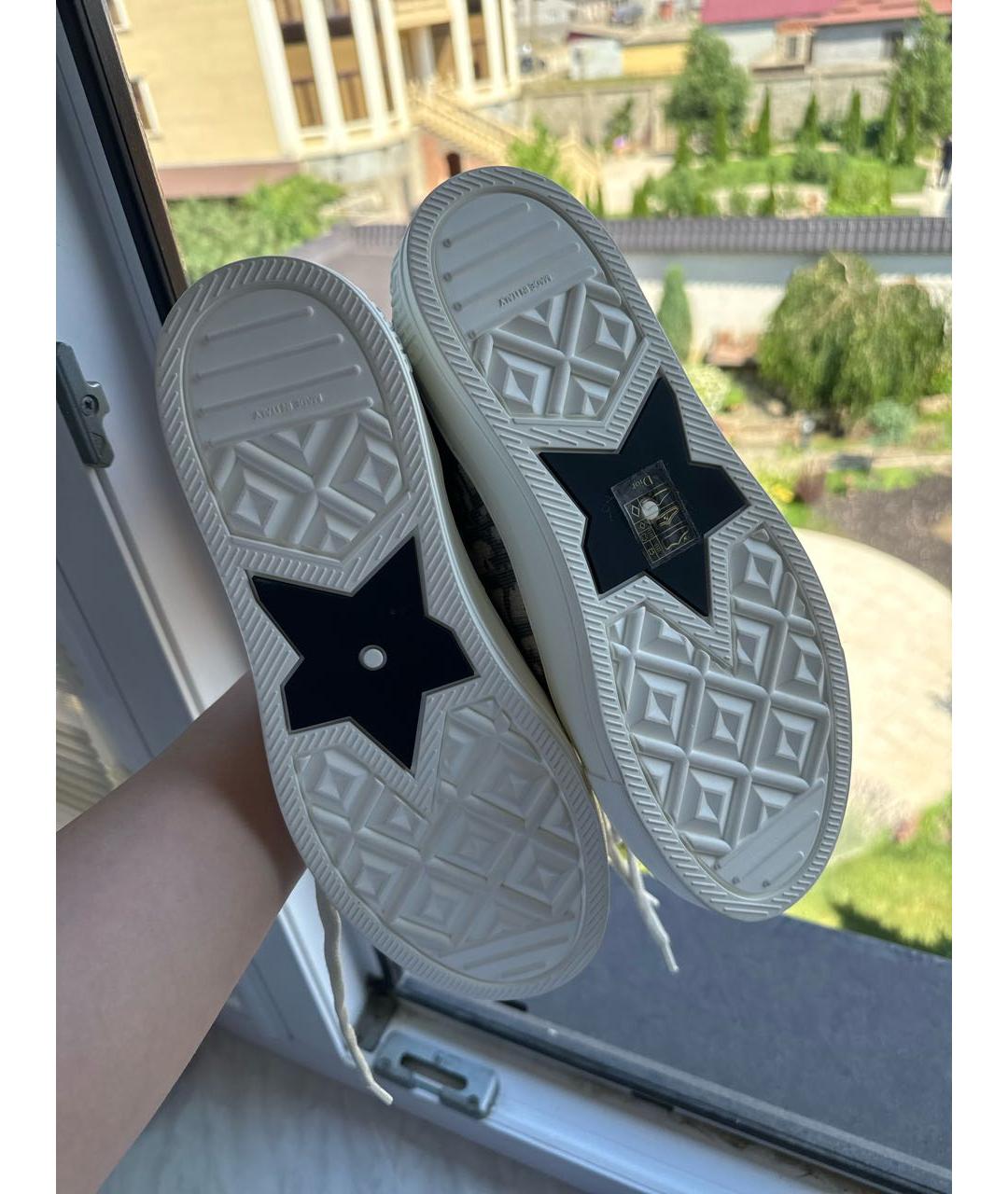 CHRISTIAN DIOR Серые кеды, фото 5