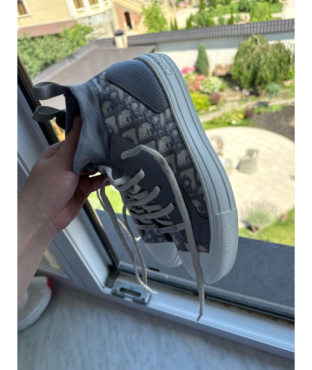 CHRISTIAN DIOR Серые кеды, фото 6