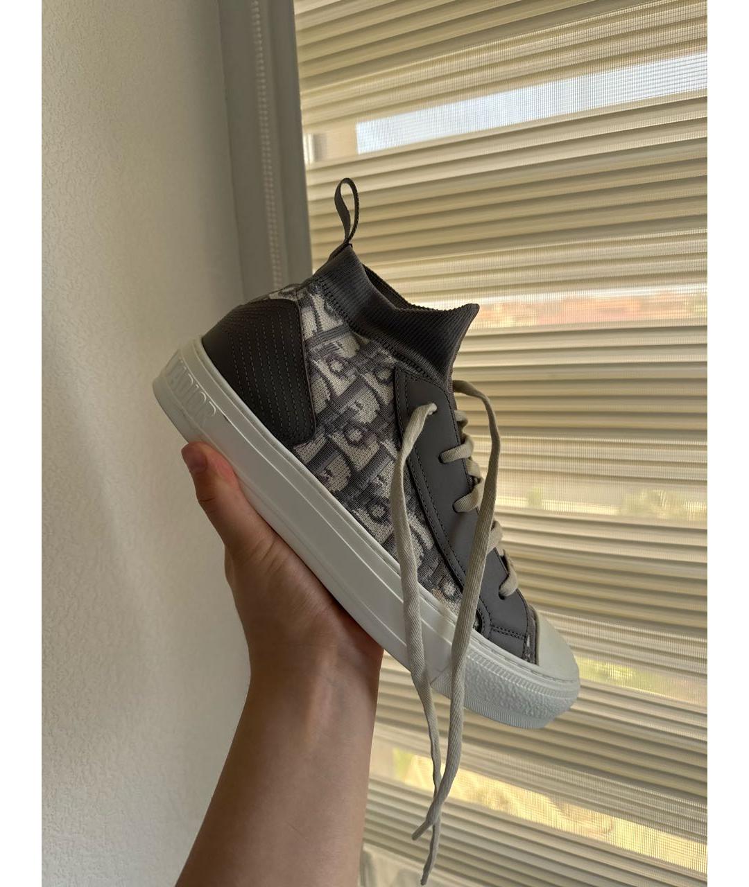 CHRISTIAN DIOR Серые кеды, фото 7