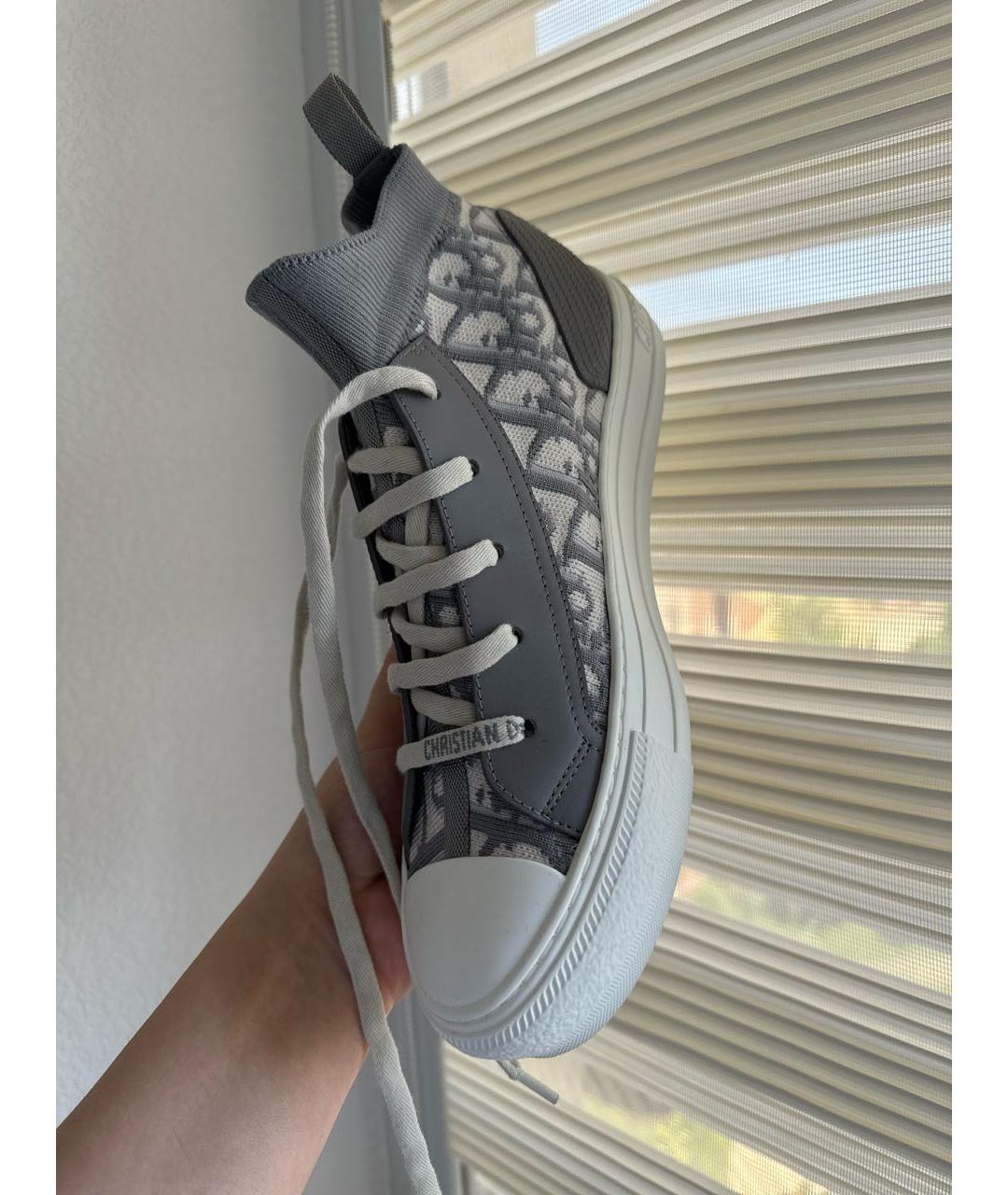 CHRISTIAN DIOR Серые кеды, фото 8