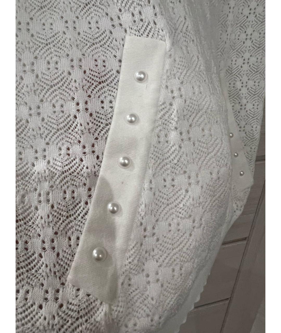 CHANEL PRE-OWNED Белый джемпер / свитер, фото 4
