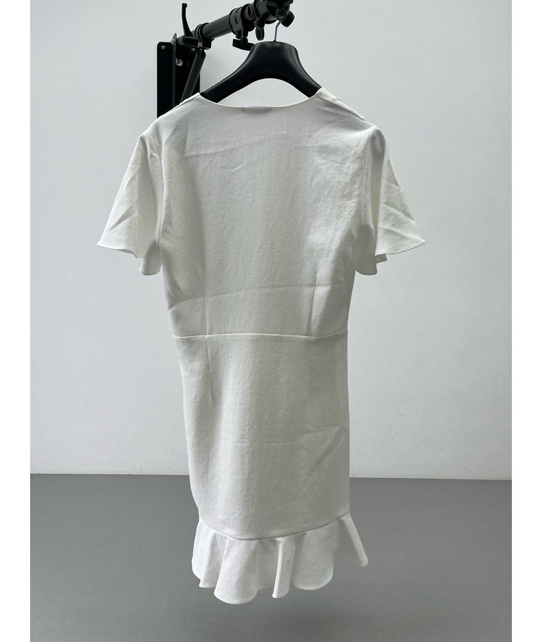 SANDRO Белое полиэстеровое повседневное платье, фото 2