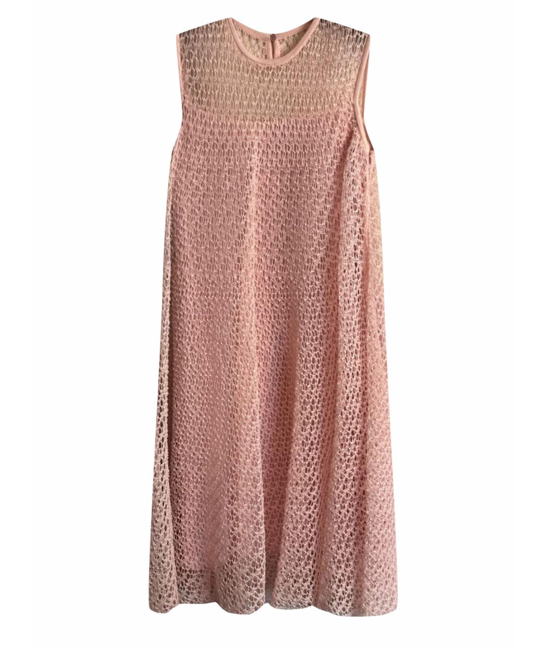 CHRISTIAN DIOR Розовое коктейльное платье, фото 1