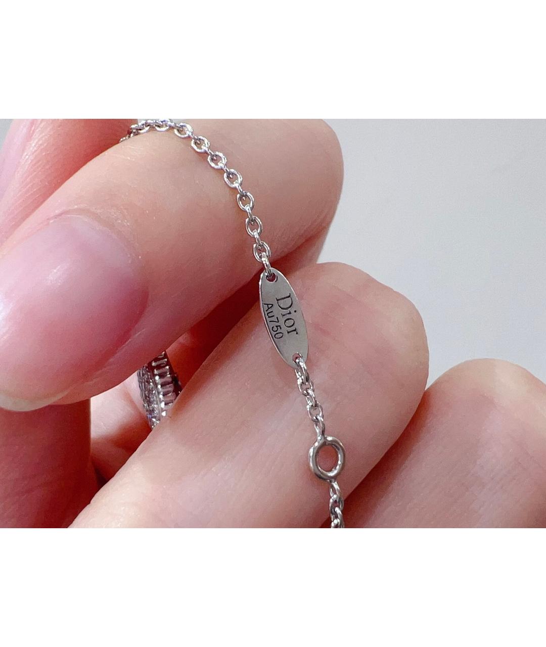 CHRISTIAN DIOR Серебрянный браслет из белого золота, фото 6