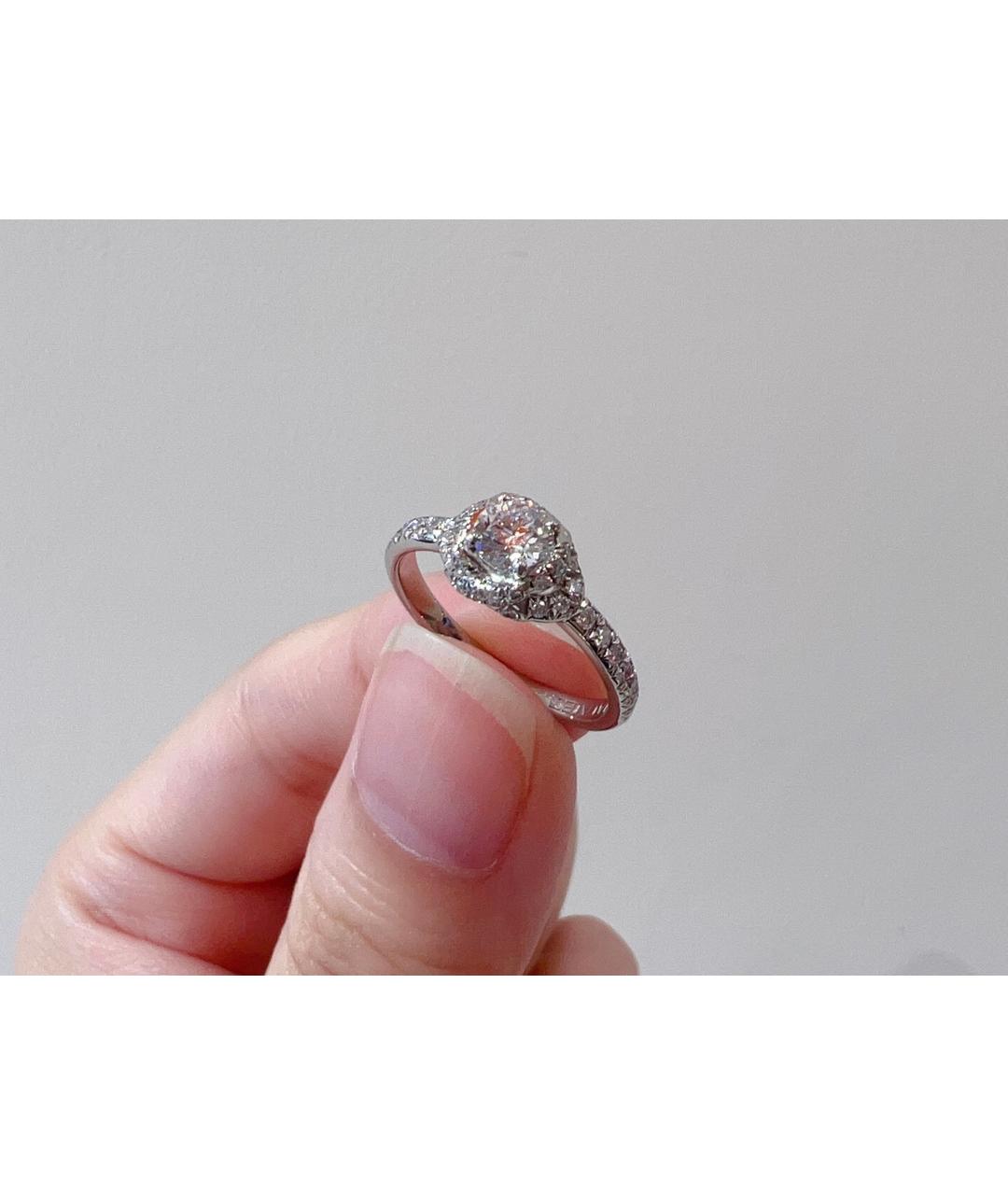 CHAUMET Серебряное платиновое кольцо, фото 5