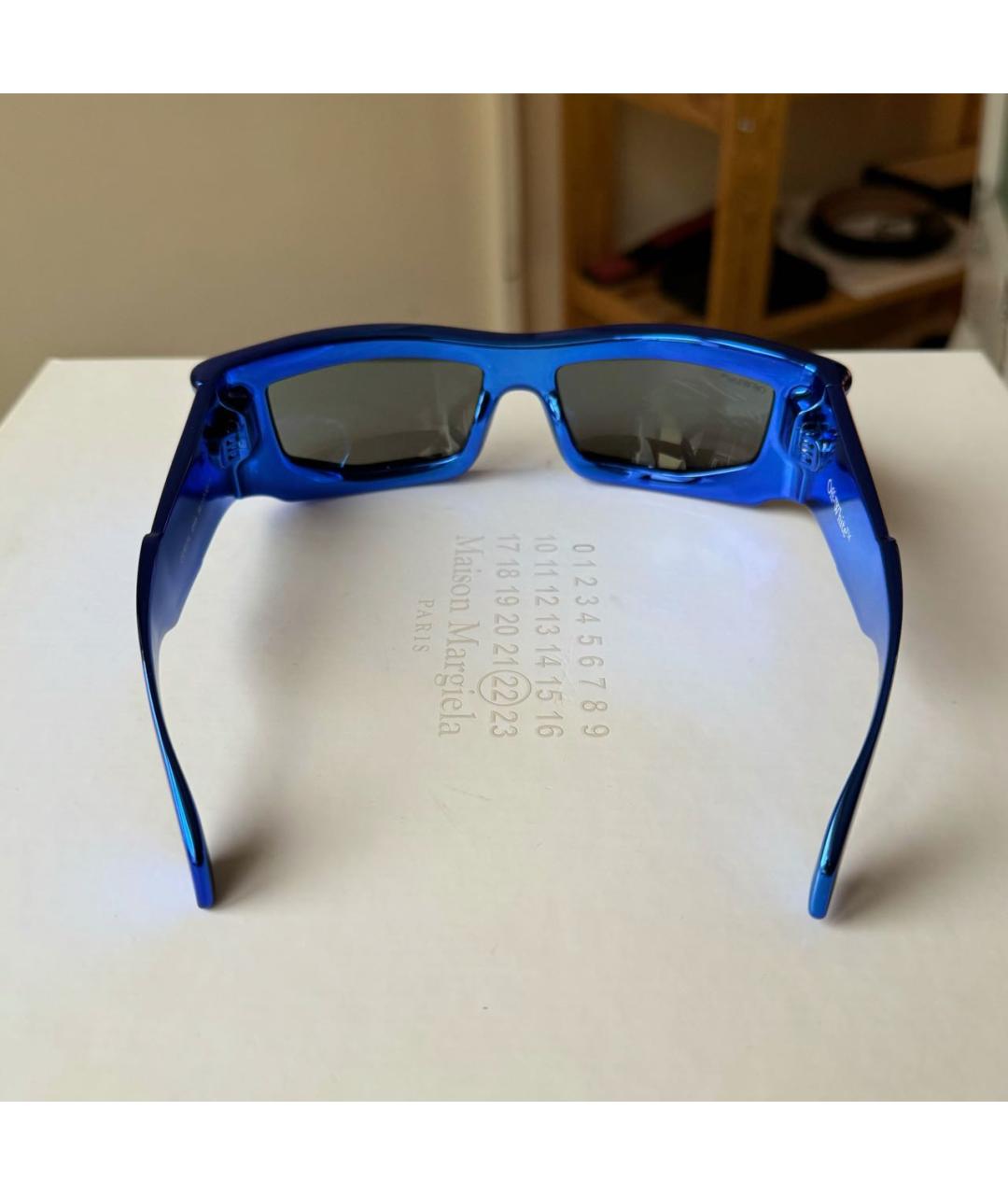 OFF-WHITE Синие пластиковые солнцезащитные очки, фото 5