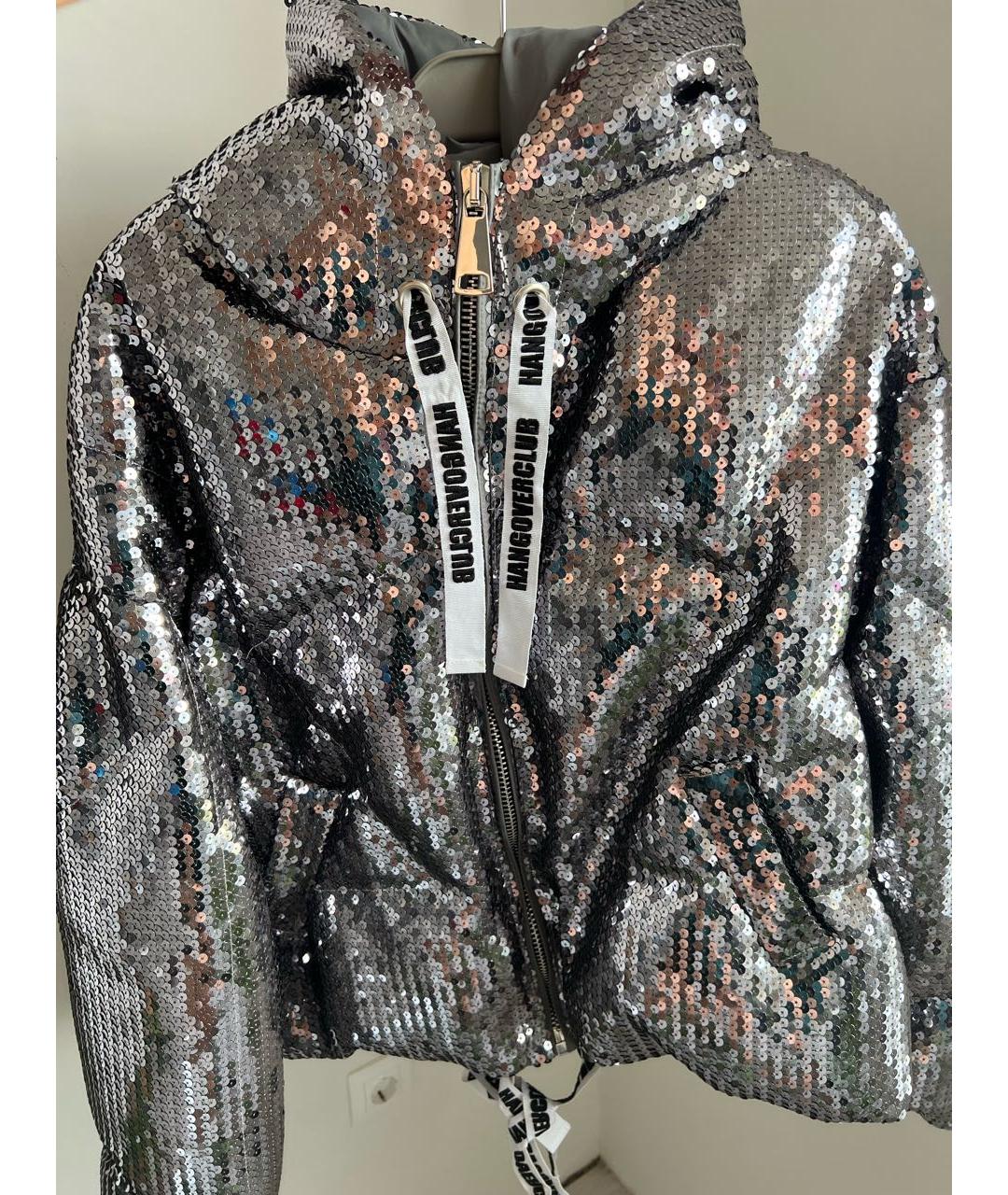KHRISJOY Серебряная полиэстеровая куртка, фото 4