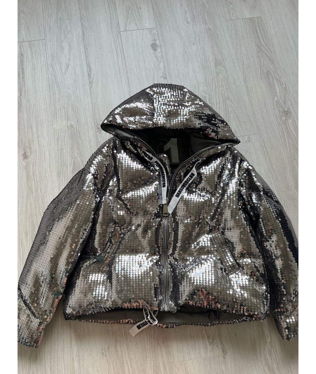 KHRISJOY Серебряная полиэстеровая куртка, фото 9